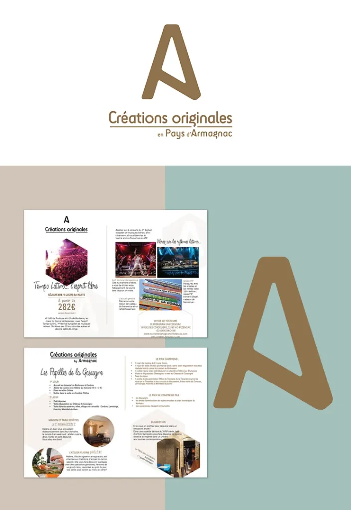 STUDIO-NP, agence de communication à Toulouse, concepteur de la marque touristique "Créations originales en Pays d'Armagnac"