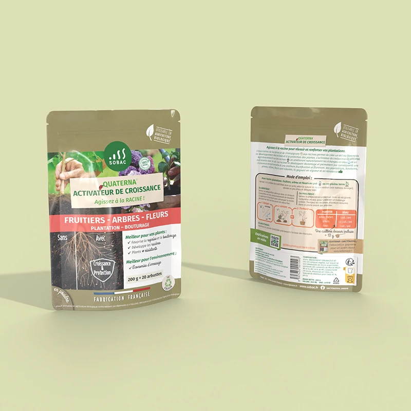 STUDIO-NP, agence de création graphique packaging des produits Bacteriosol SOBAC Jardin